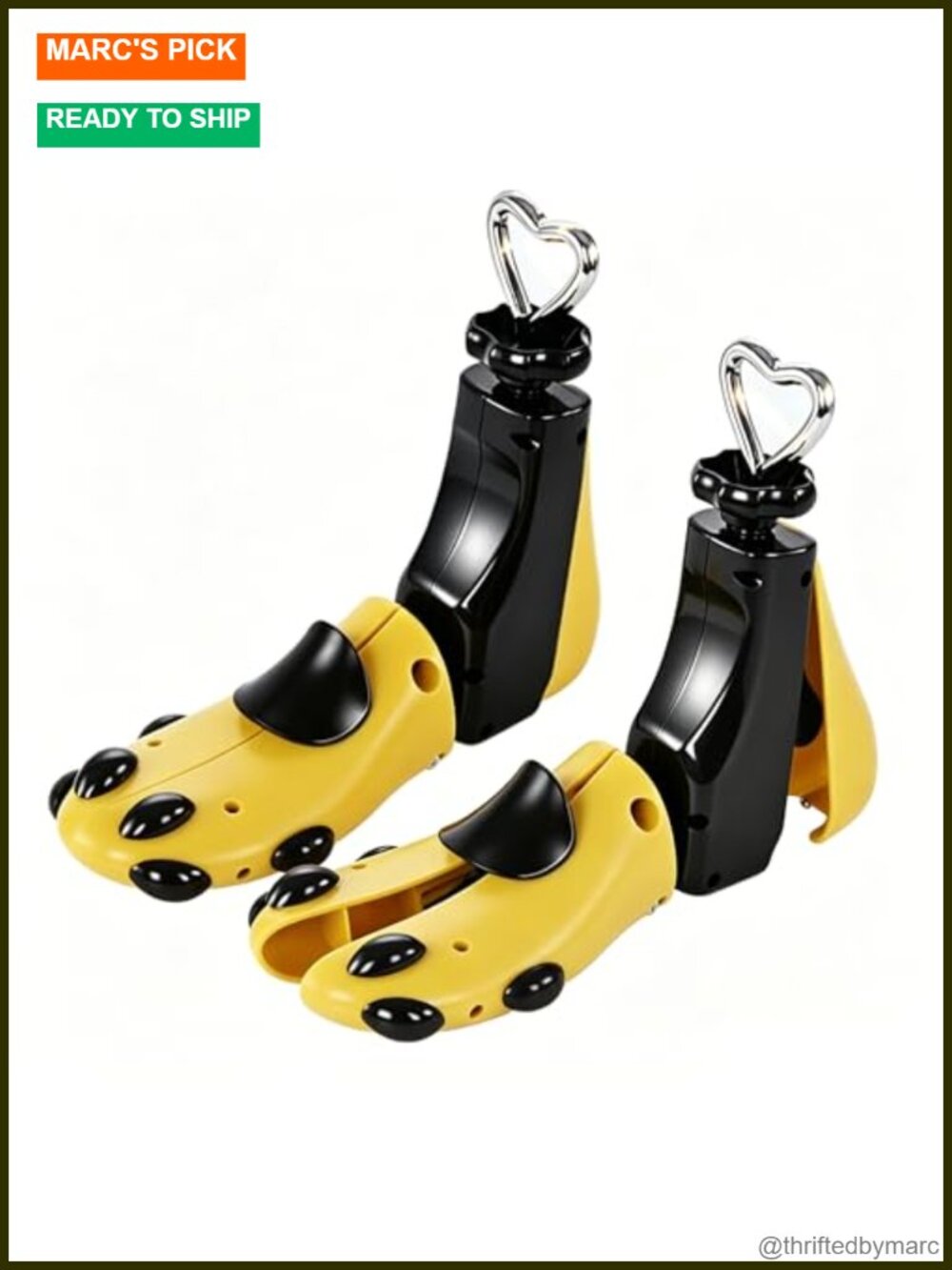Adjustable Shoe Stretcher for Men and Women - Metal and Plastic Boot Expander